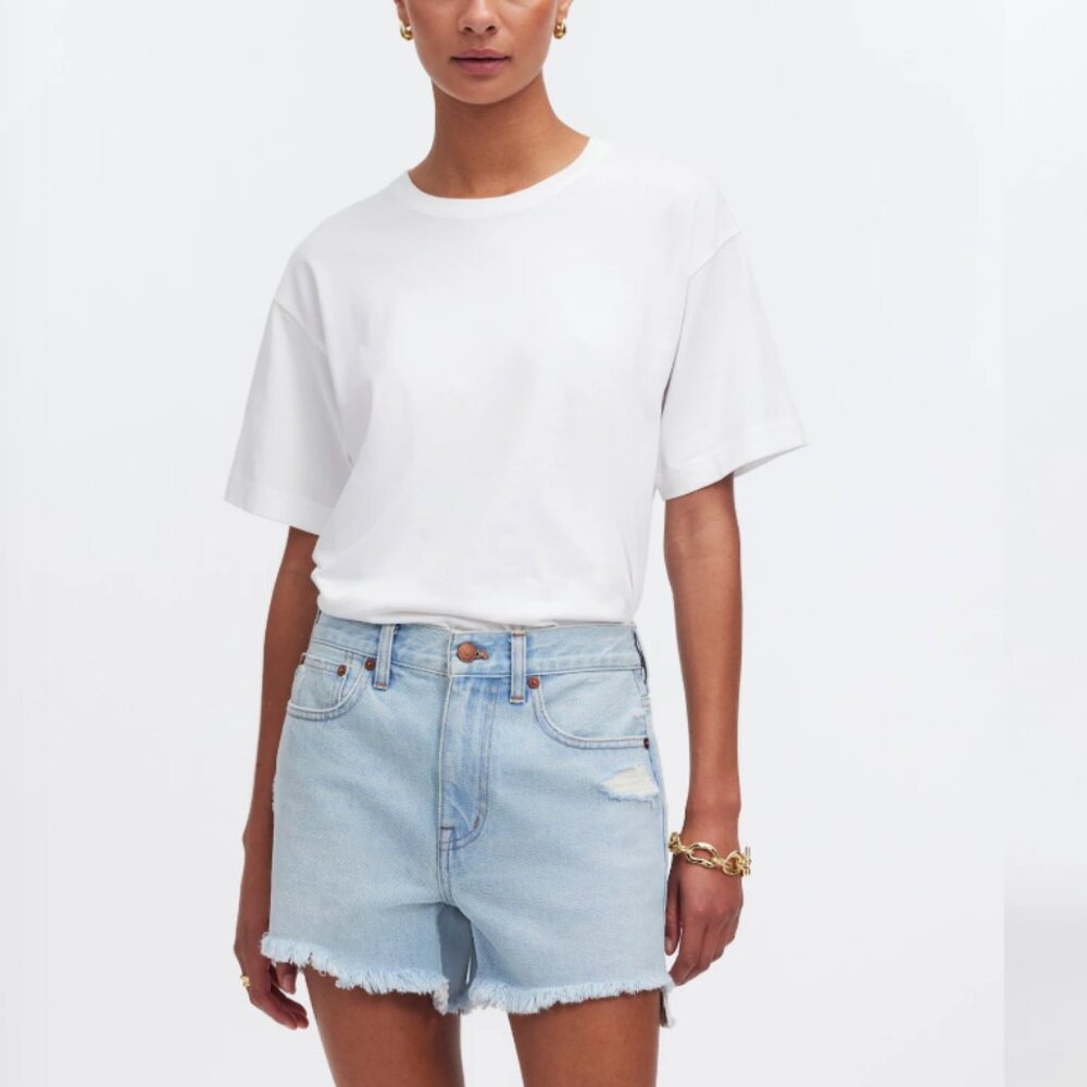 Madewell Relaxed Mid-Length Denim Shorts | Size 29